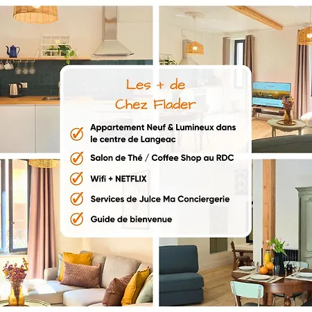 Apartament Chez Flader - Le Verveine - Neuf & Moderne Centre De Langeac